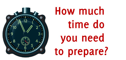How much time do you need to prepare a successful presentation?